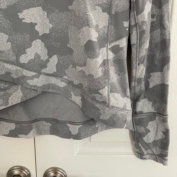 Lululemon Close to Crossing Grey Camo Rulu Long Sleeve Shirt - Picture 3 of 8